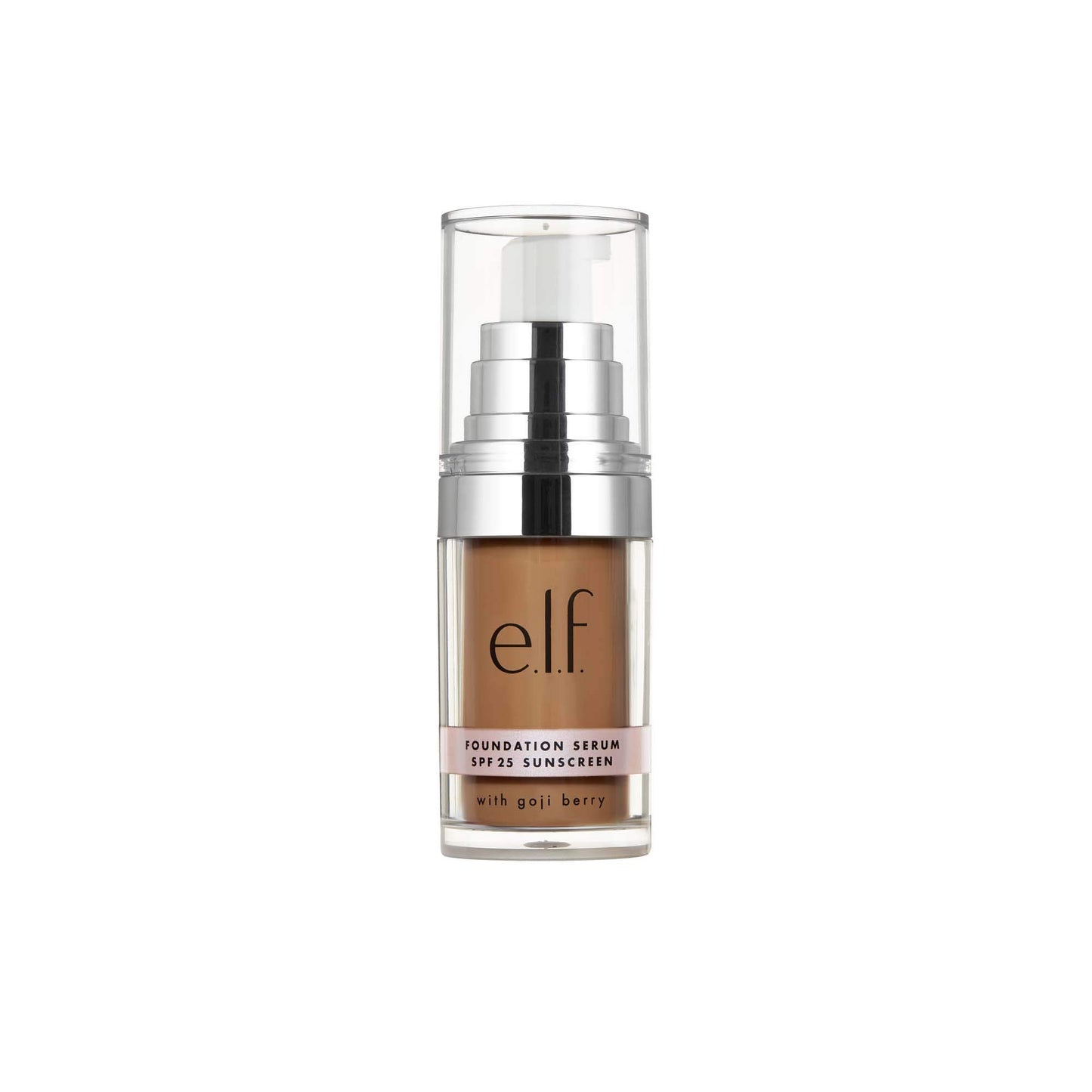 e.l.f. Cosmetics Beautifully Bare Foundation Serum for Radiant Skin, SPF 25, Fluid Ounces Medium/Dark 0.47 Fl Oz