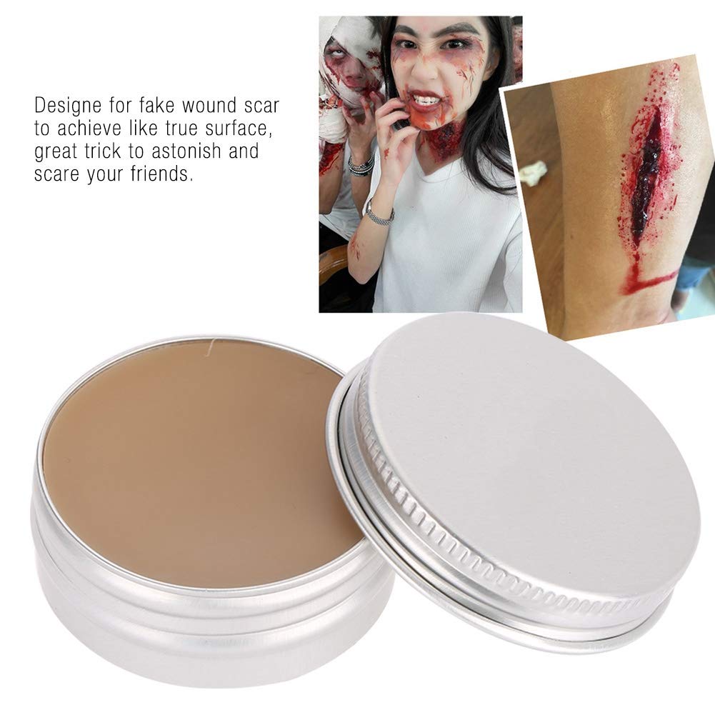 Professional Stage Halloween Fake Wound Scars Wax Halloween Makeup Wax, Scar Wax Kit Make Up Special Effects Fake Wound Skin,Modeling Scar Wax Rotekt