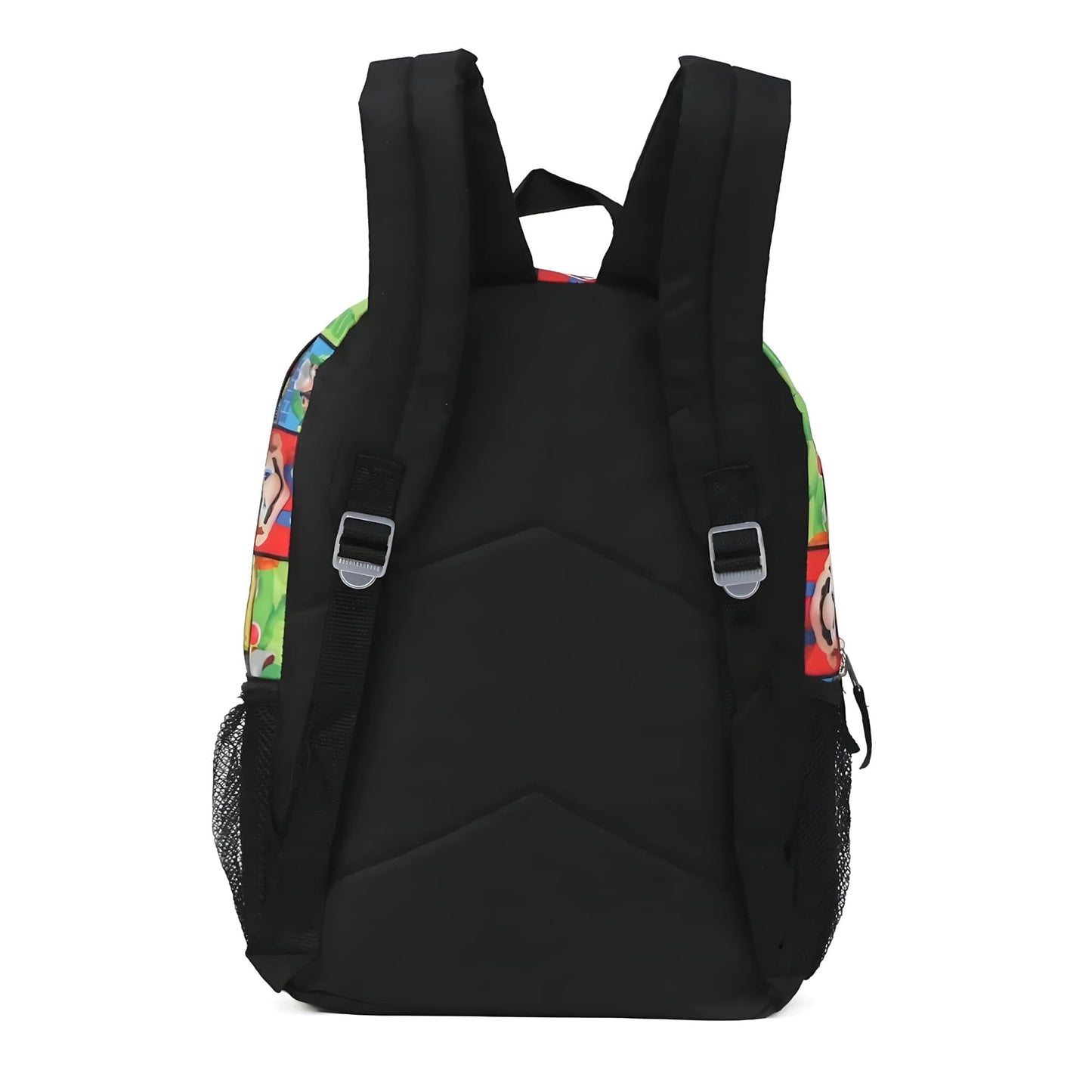 Super Mario all over 16 inch Backpack, Blue, Large