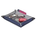 Valet Tray for Men and Women, EDC Catchall Organizer for Jewelry Phone Coins Wallet Keys, Catch All Tray for Bedside Entryway Desk, Dump Station Box…