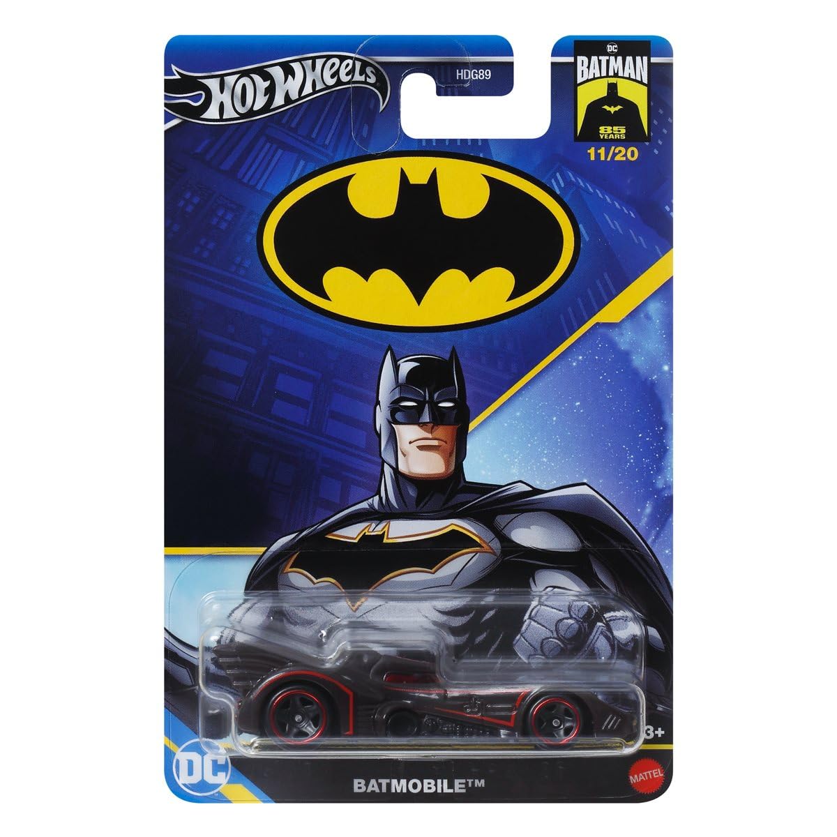 Hot Wheels Batman 2024 Complete Set of 5 - HDG89‑956L | 1:64 Scale Die-Cast Vehicles Featuring Iconic Batman Designs - Ages 3+