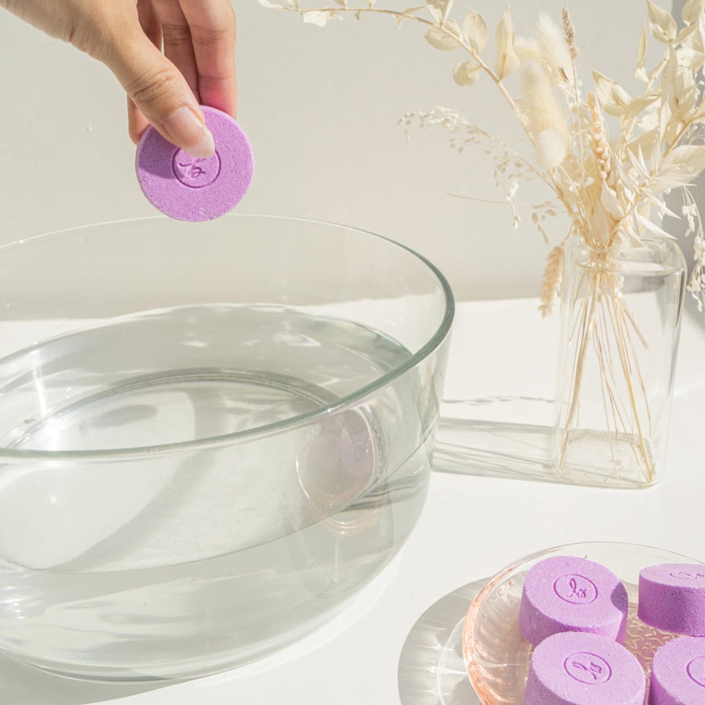 Bonblissity Mini Bath Bombs for Women, 8 pcs - Lavender Luxury Scented Fizzies, Multipurpose Moisturizing Bath Bomb, Shower Steamer, or Foot Soak…