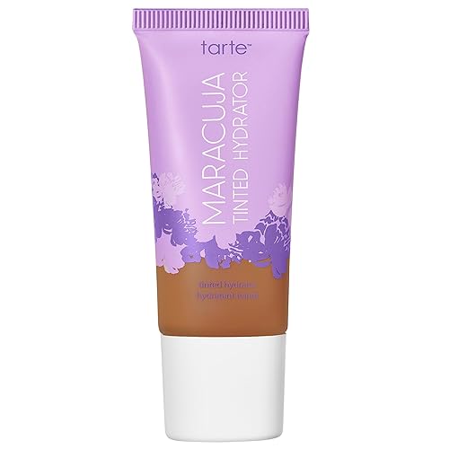 tarte maracuja tinted moisturizer - Lightweight Sheer Foundation with Buildable Longwear Coverage, Hyaluronic Acid, Turmeric, Aloe for Hydrated Skin