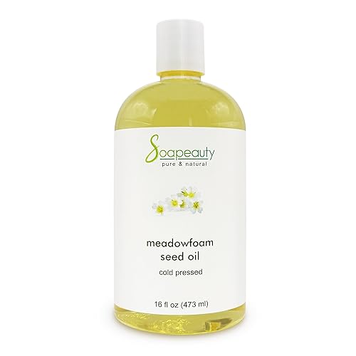 Soapeauty MEADOWFOAM SEED OIL Cold Pressed Unrefined | 100% Pure Natural Meadowfoam Seed Oil for Face & Hair | Moisturizer for Skin, Promotes Hair