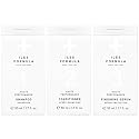 ILES FORMULA Mini Signature Collection - Moisturizing Travel Shampoo & Conditioner w/Mini Finishing Serum Blow Dry Cream for Dry, Damaged, Frizzy Hair