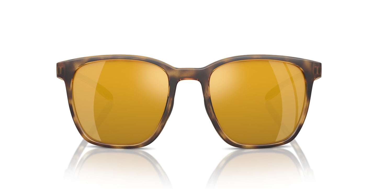 Native Unisex Sunglasses Matte Tortoise Frame, Bronze Reflex Polarized Lenses, 54MM