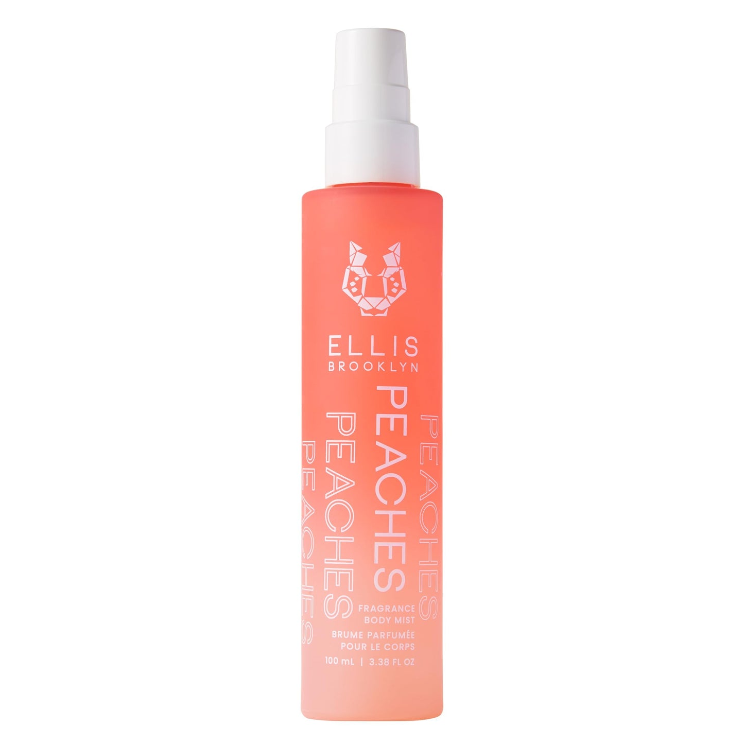 Ellis Brooklyn PEACHES Fragrance Mist - Fruity Floral Perfume Mist For Women with Sweet Peach, Rosebud, & Sandalwood, Vegan Perfume Made In The USA,