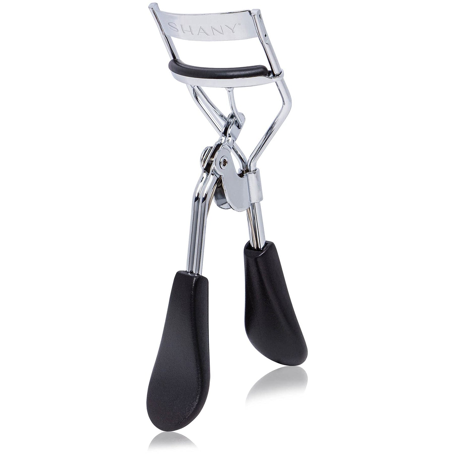 SHANY Luxe Lashes Eyelash Curler - Professional Makeup Tool with Two Silicone Replacement Pads, Gentle Curl, Crease-Free, No Pinching Or Pulling