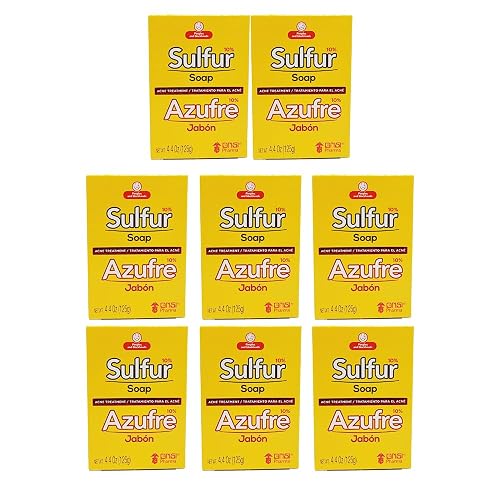 Grisi Bio Sulfur Soap with Lanolin, 4.4 oz (Pack of 8) Beauty & Personal Care Grisi