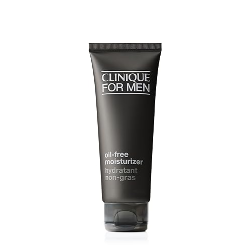 Clinique For Men Oil-Free Hydrating Face Moisturizer With Barley, Sunflower + Cucumber | For Oily Skin Types, 3.4 Fl Oz