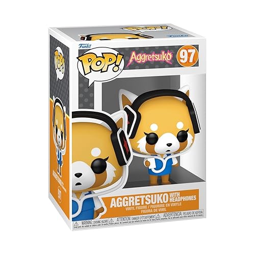 Funko Pop Sanrio: Aggretsuko with Headphones - Collectable Vinyl Figure - Gift Idea - Official Merchandise - Toys for Kids & Adults - Anime Fans…