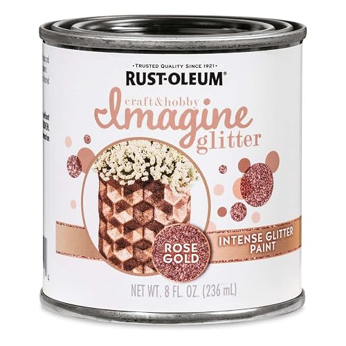 PAINT INTENSE GLTR ROSEGLD 8OZ Beauty & Personal Care Rust-Oleum