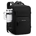 RealCool Travel Backpack for Women Men - Gift for Travelers, Students & Professionals, 17.3 Inch Laptop Carry On Backpack, TSA Flight Approved, College School Business Weekender Daypack -Black