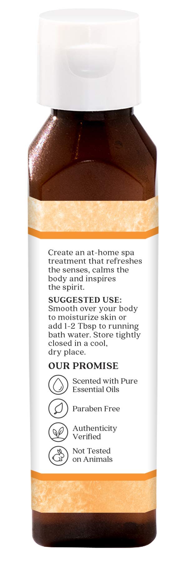 Aura Cacia Relaxing Sweet orange Aromatherapy Body Oil 4 Oz