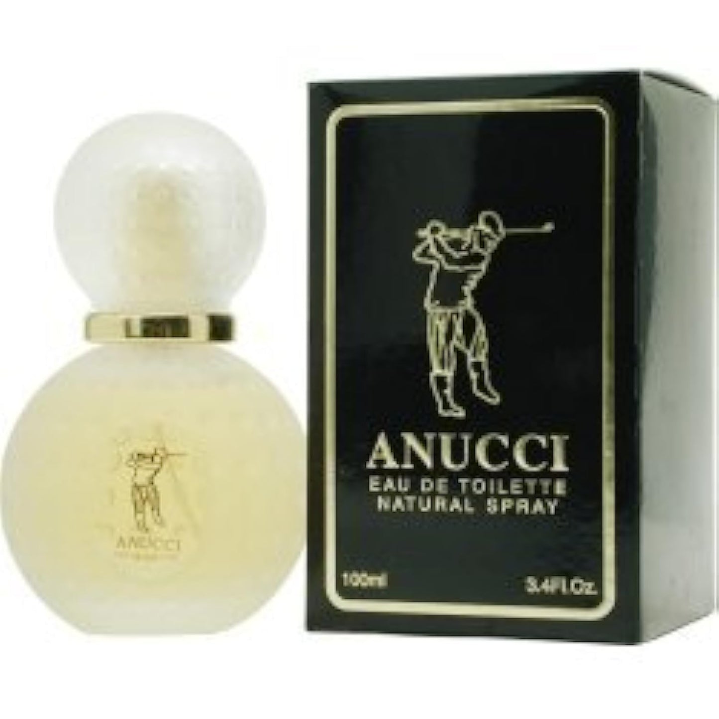 Anucci Eau de Toilette Spray for Men, 3.4 Ounce