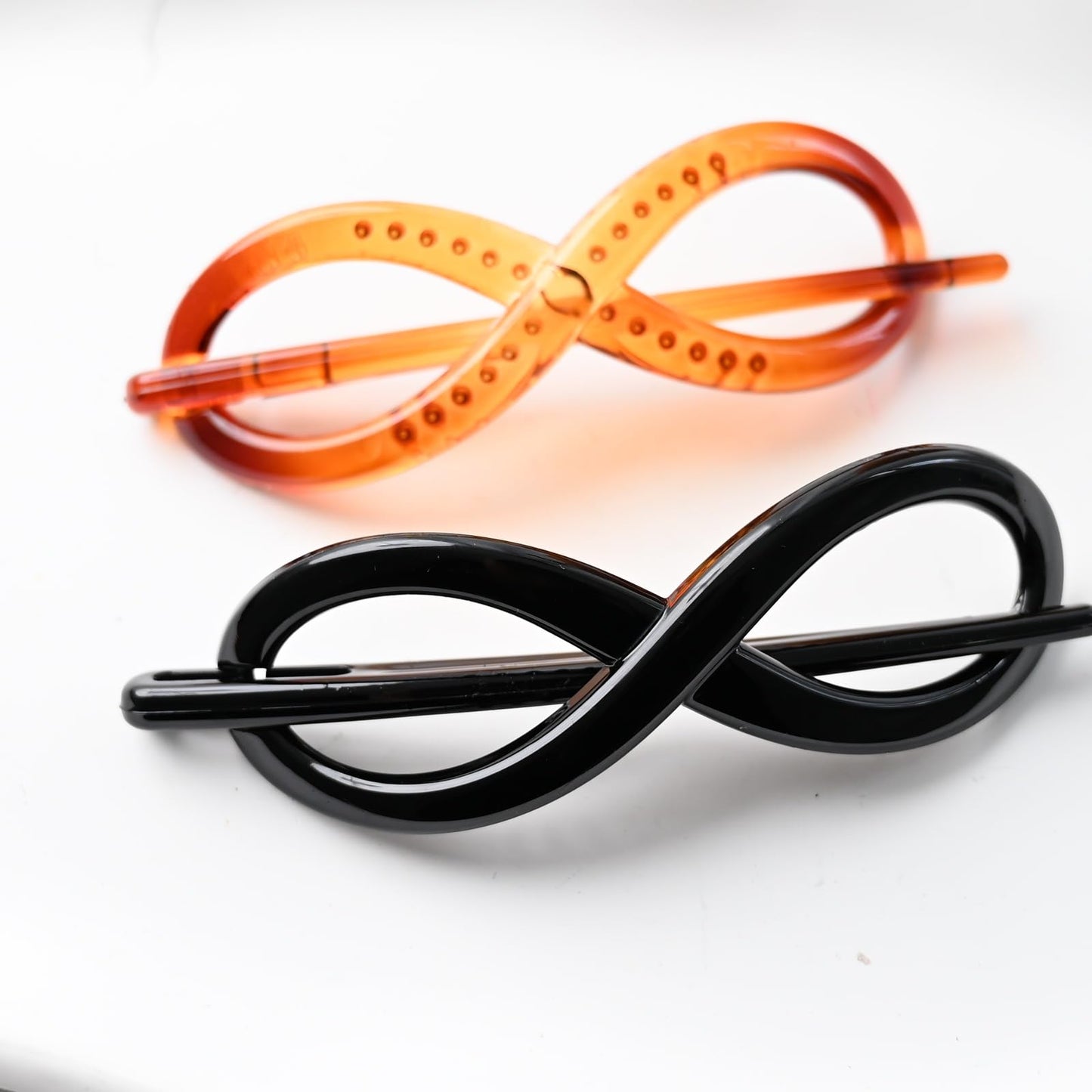 Prettyou Small Size 4.7" no slip Effortless Twist hair clips for women, pack of 6