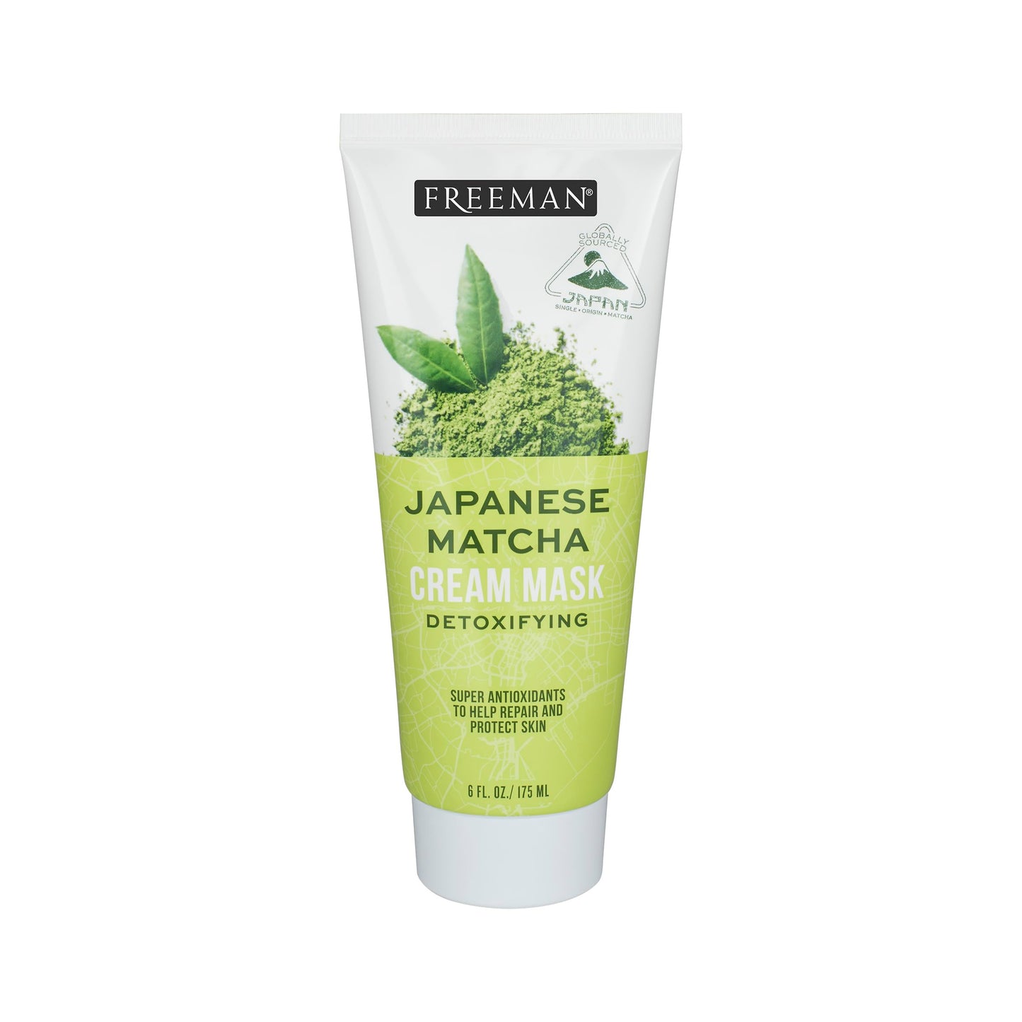 Freeman Exotic Blends Detoxifying Japanese Matcha Cream Facial Mask, 6 fl.oz./ 175 mL Tube