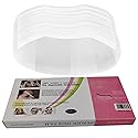 LWBTOSEE Clear Disposable Face Shield, for Shower Haircut Hairspray and Eyelash Extensions Eye Eyebrow Eyelid Surgery Aftercare (100 PCS)