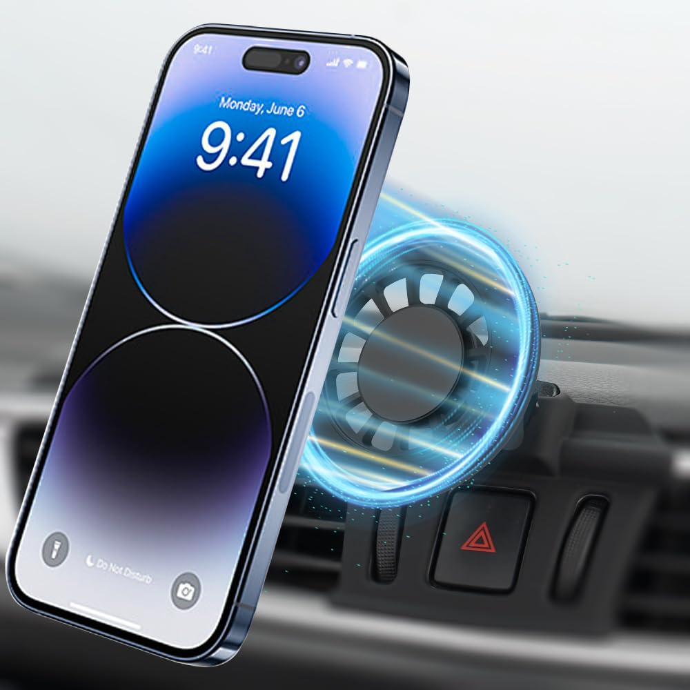 Zchan Car Phone Holder Mount for Nissan Murano 2015-2024 Car Accessories Car Mount 360°Rotation for Car Phone Holder Magnetic Hands Free Compatible…