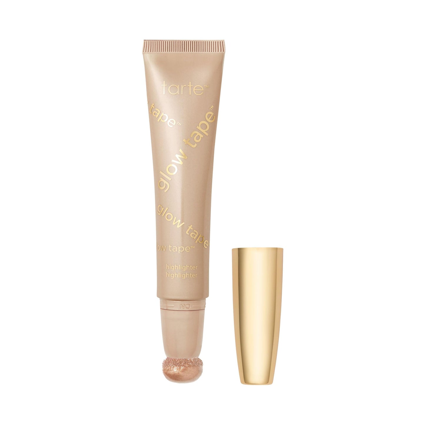 tarte glow tape highlighter - Illuminating Makeup with Lightweight Buildable Mineral Pigments & Shea Butter, Vegan & Cruelty-Free, full size, pearl