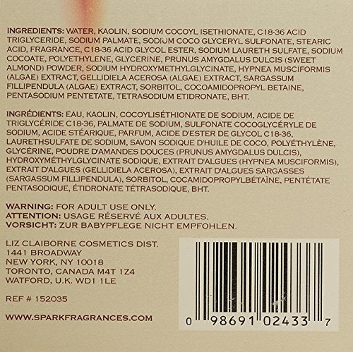 Liz Claiborne Spark Foaming Shower Souffle, 5.0 Ounce