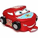 QWZY Toddler Boys Girls Backpack Waterproof Cartoon Truck Car Kindergarten Child Snack School Bag (Red)