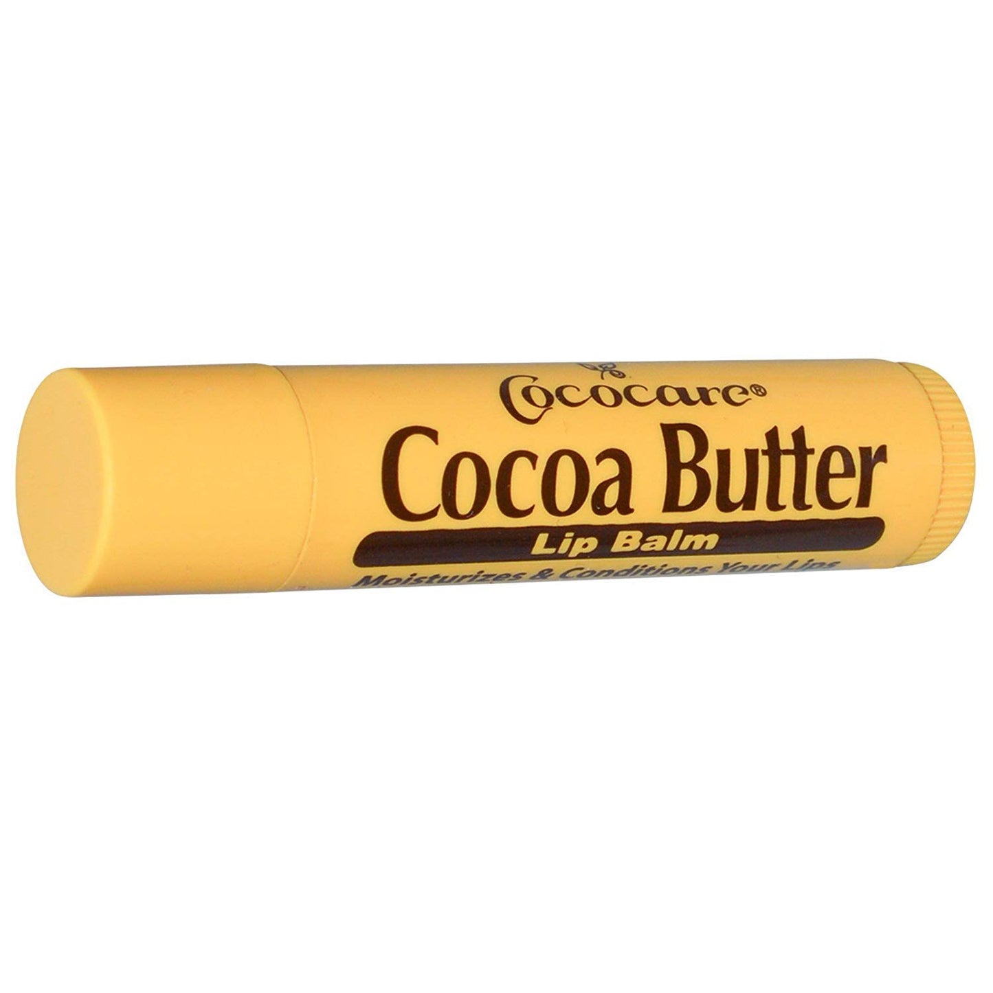 Cococare Cocoa Butter Lip Balm - The Little Yellow Stick Enriched with Natural Cocoa Butter - Conditions & Protects Lips with Hydrating Formula