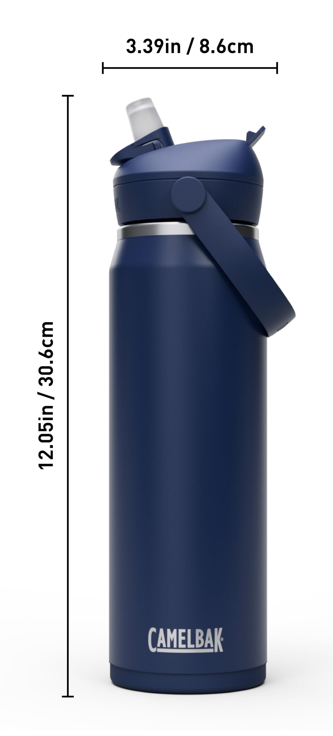 CamelBak Thrive Flip Straw Insulated Stainless Steel Water Bottle Navy, 25oz