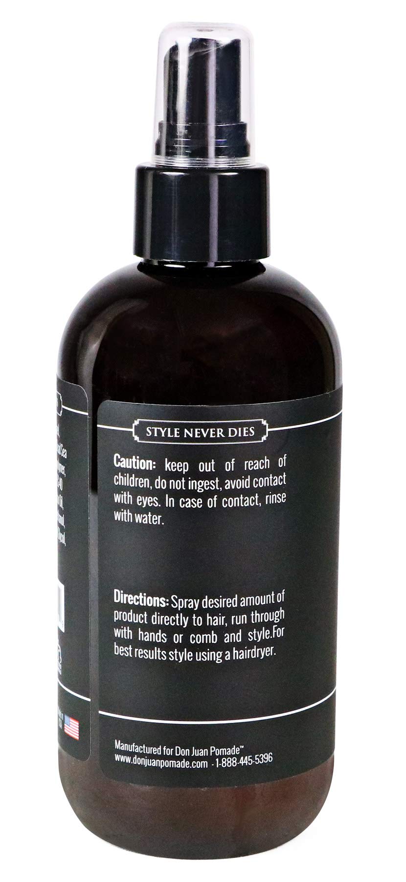 Don Juan Pre-Styler Grooming Spray | Adds Texture | Light Hold | Natural Finish | Summer Sea Breeze Scent, 8 fl oz