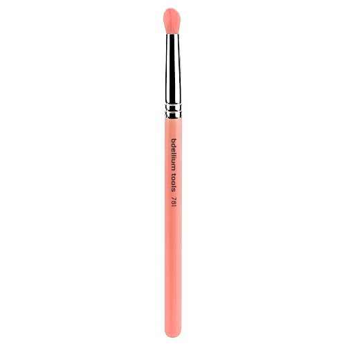 Bdellium Tools Professional Makeup Brush - Pink Bambu Series 781 Crease - With Soft Synthetic Fibers, For Contrasting Colors (Pink, 1pc)