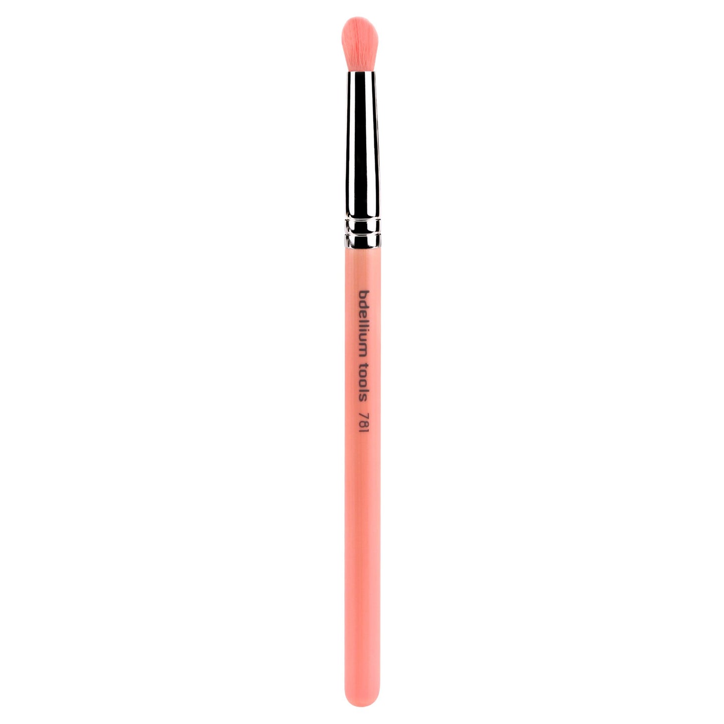 Bdellium Tools Professional Makeup Brush - Pink Bambu Series 781 Crease - With Soft Synthetic Fibers, For Contrasting Colors (Pink, 1pc)