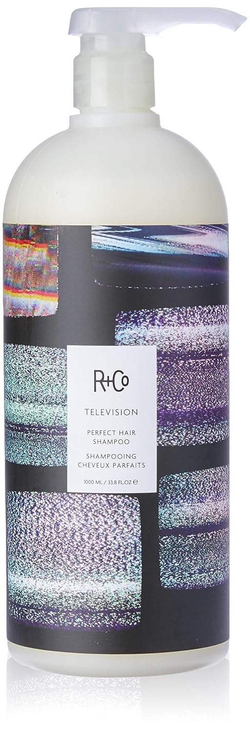R+Co Television Perfect Hair Shampoo | Body + Shine + Smoothing for All Hair Types | Vegan + Cruelty-Free | 33.8 Oz