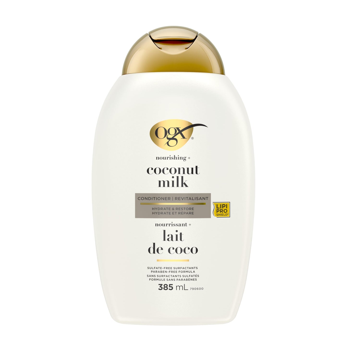 OGX, Hair Conditioner, Sulfate-Free, Nourishing Coconut Milk, 13 Fl Oz