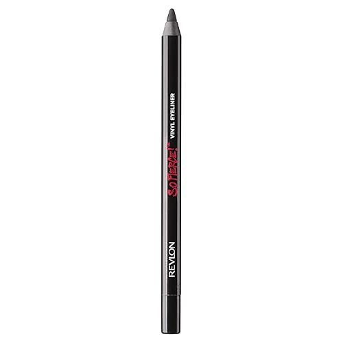 REVLON Pencil Eyeliner, So Fierce Vinyl Eye Makeup, Waterproof, Smooth Gliding, Longwearing with Shiny Vinyl Finish, 860 Midnight Mystery, 0.042 Oz
