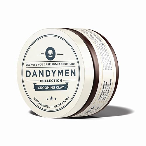 Dandymen Grooming Clay Strong Hold 3.4 oz