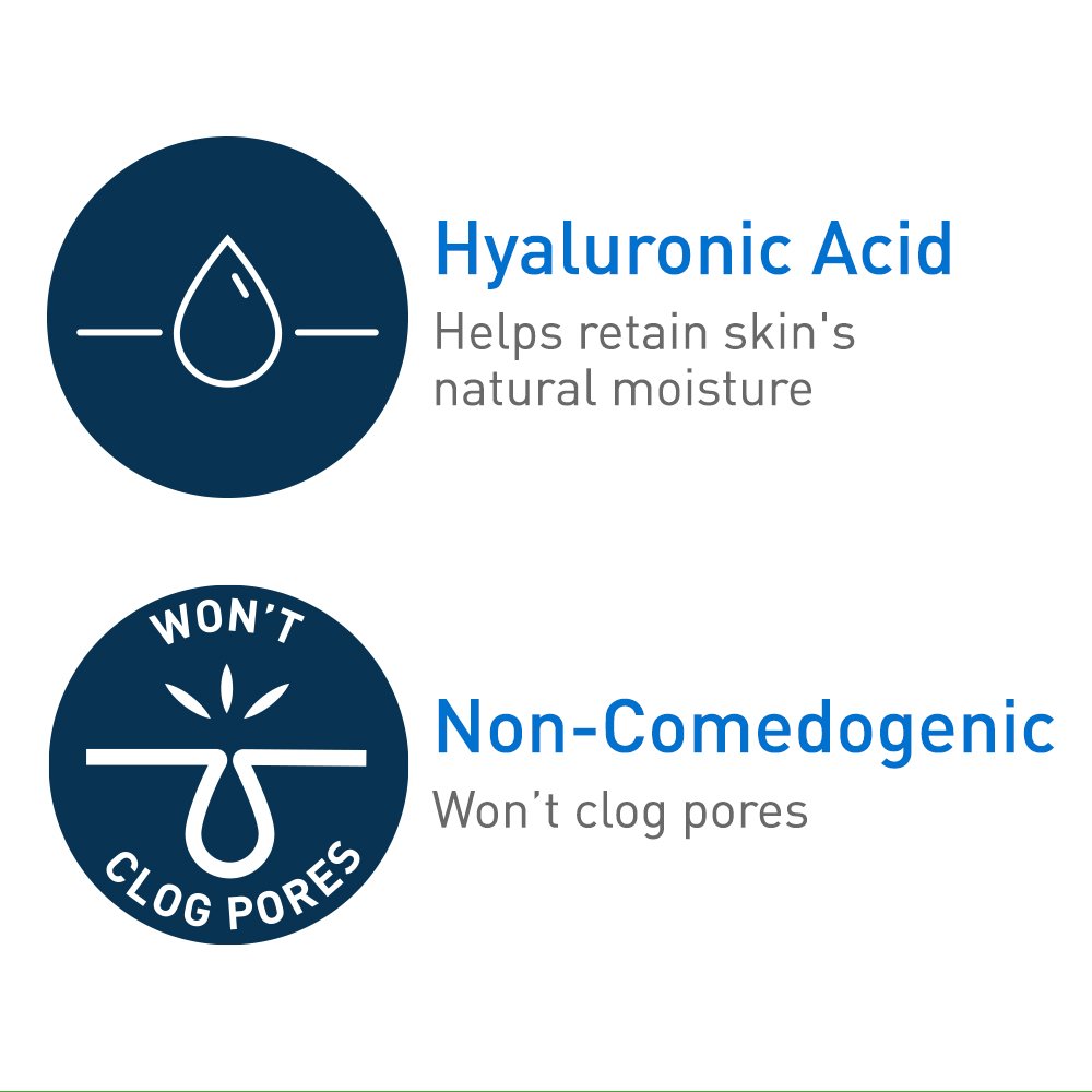 CeraVe Daily Moisturizing Lotion | 8 Ounce | Face & Body Lotion for Dry Skin with Hyaluronic Acid | Fragrance Free