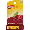 Carmex Click-Stick Moisturizing Lip Balm SPF 15 Cherry 0.15 oz (Pack of 6)