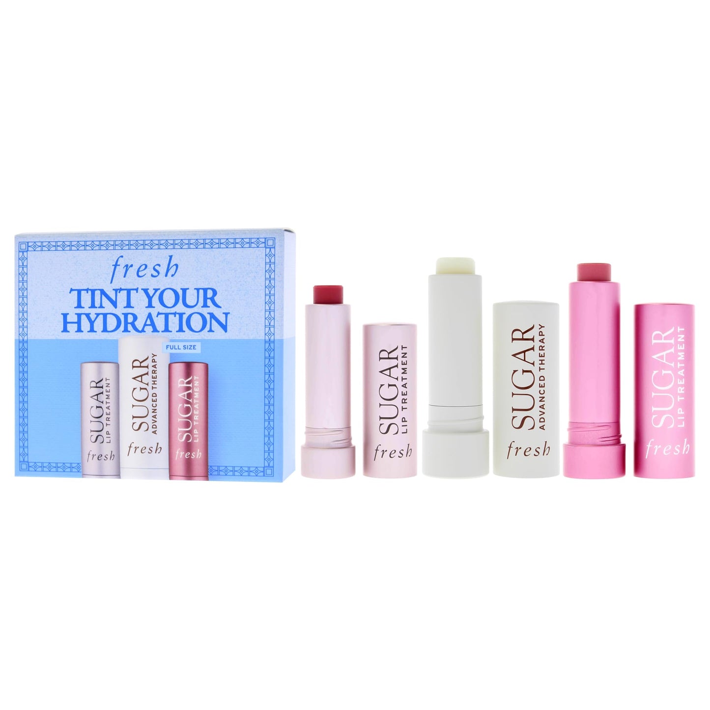 FRESH Tint Your Hydration Set - Lip Treatment Rose & Bloom and Advance Therapy Lip Treatment.