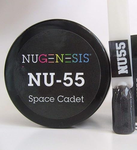 NuGenesis Nail Dipping Powder Color 1.5oz/43g Jar - (NU55 SPACE CADET) Beauty & Personal Care Nugenesis