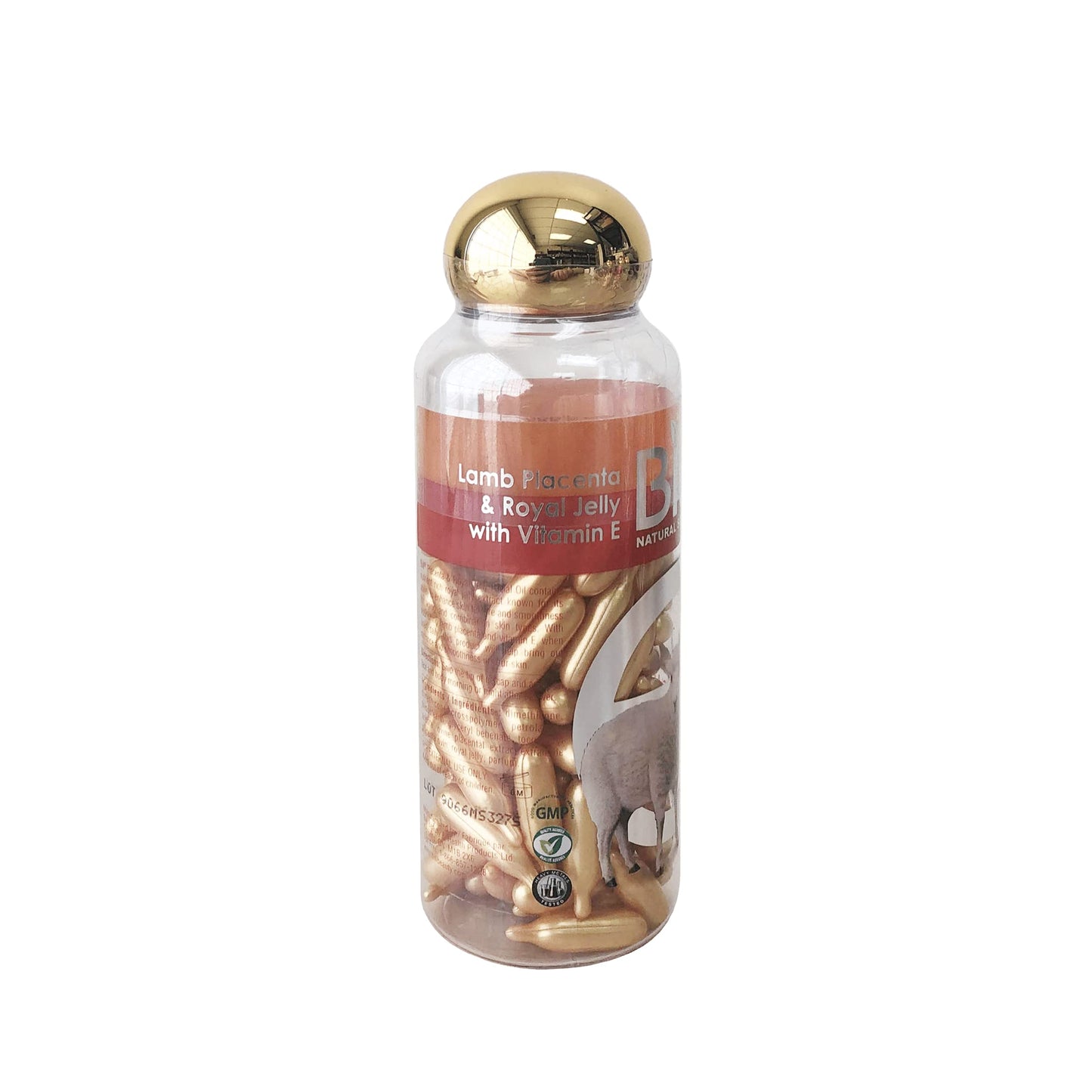 Placenta Facial Moisturizer with Vitamin E & Royal Jelly, 100 Gelcaps, Bill Natural Sources by Bill Natural Sources