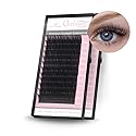 Qeelasee Eyelash Extensions Fake Mink Individual Lashes 0.05 D Curl 12mm Volume Eyelash Extension Salon Use(D, 12mm)