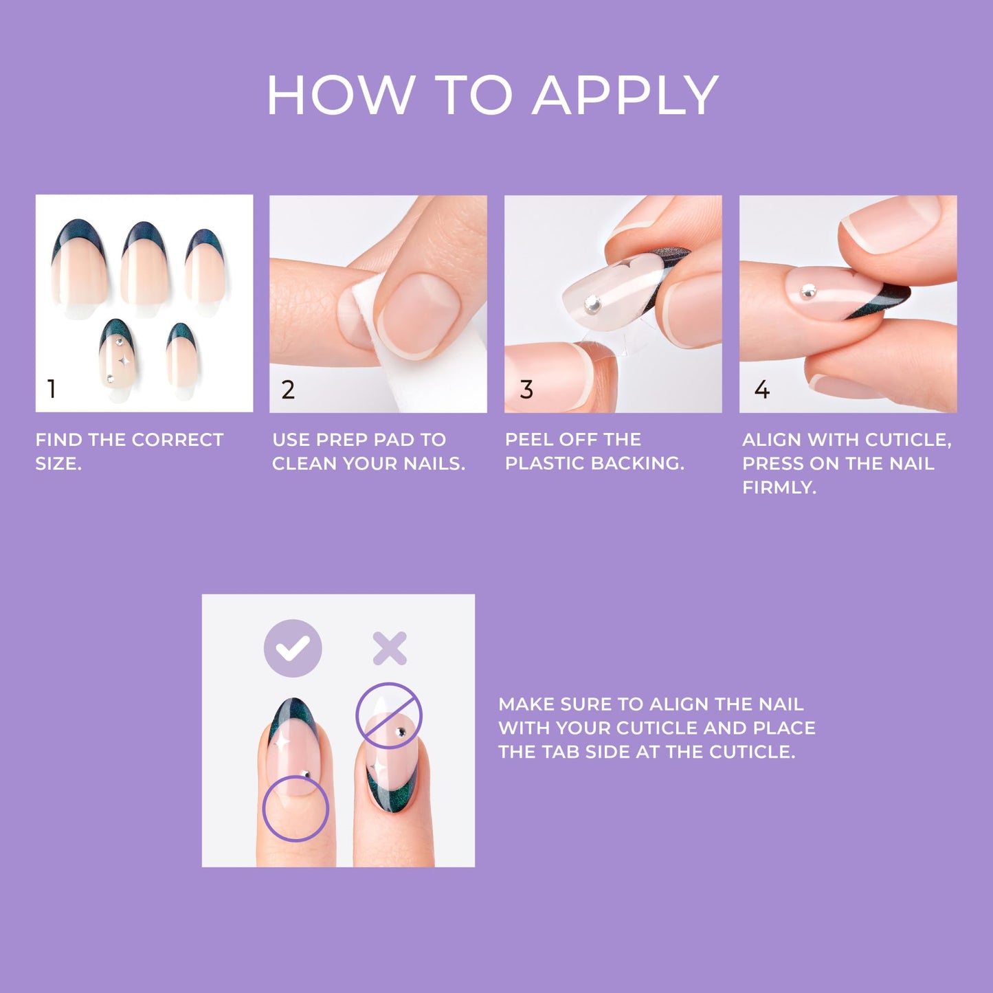 Kiss Impress Press-On Manicure Premium Collection Fake Nails - Sweet Life, Purple Jelly Squiggle, Short & Square, Easy To Apply, Super Hold, Chip Beauty & Personal Care imPRESS