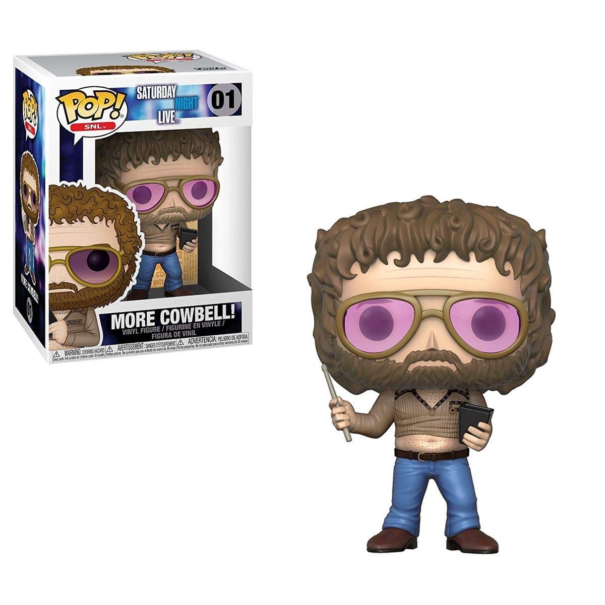 Funko POP! TV: Saturday Night Live Gene Frenkle More Cowbell Collectible Figure, Multicolor