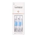 KISS imPRESS No Glue Mani Press On Nails, Design, 'I'd Rather Be', Multicolor, Short Size, Squoval Shape, Includes 30 Nails, Prep Pad, Instructions Beauty & Personal Care imPRESS