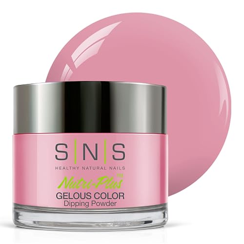 SNS Nail Dip Powder, Gelous Color Dipping Powder - Hot Yoga Pants (Pink/Pastel, Shimmer) - Long-Lasting Acrylic Nail Color & Polish Lasts 14 Days Beauty & Personal Care SNS Healthy Natural Nails