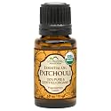 US Organic 100% Pure Patchouli Essential Oil - USDA Certified Organic, Steam Distilled - W/Euro droppers (More Size Variations Available) (15 ml / .5