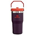 Stanley IceFlow Flip Straw Tumbler with Handle 20 oz | Twist On Lid and Flip Up Straw | Leak Resistant Water Bottle | Insulated Stainless Steel…