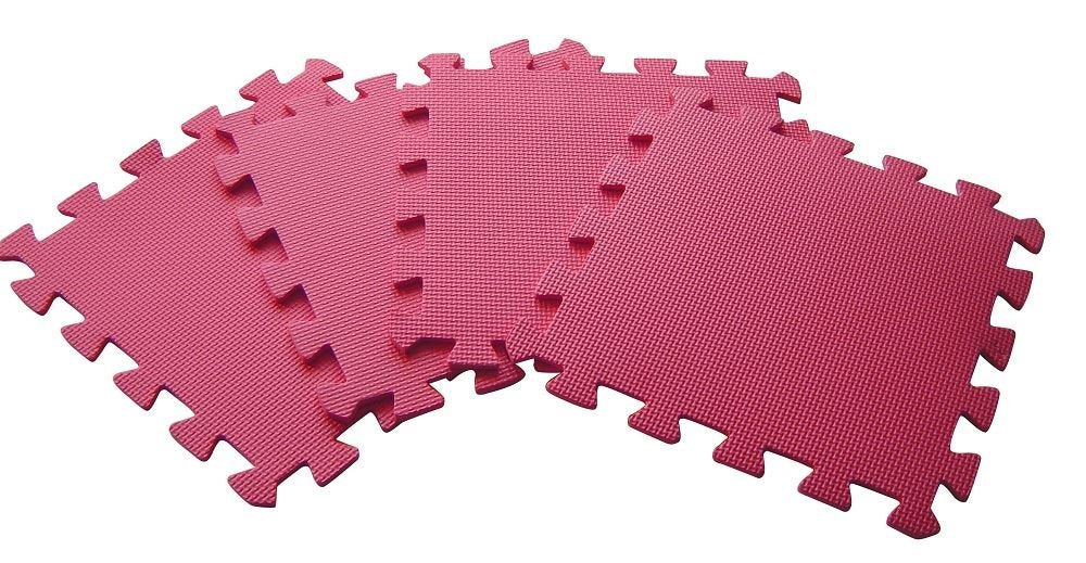 10-Piece Interlocking Floor Mats – Soft Foam Exercise Mat, Play Mat for Kids, Garage Flooring Protector, 10 Sq Ft Coverage