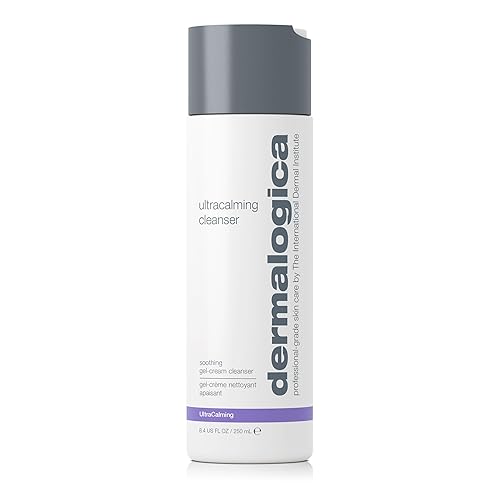 Dermalogica Ultracalming Cleanser, Gentle Face Wash for Sensitive Skin - Calms and Cools Redness and Discomfort, PH balanced, Non- Foaming, Gel Cream