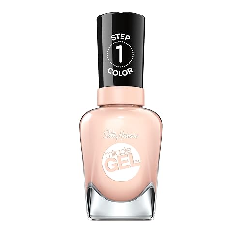 Sally Hansen Miracle Gel Salon Quality Nail Polish | Gel-Like Formula, Two-Step System, No UV Light Needed, Long Lasting | Sheer | 187 Sheer Happiness Beauty & Personal Care Sally Hansen